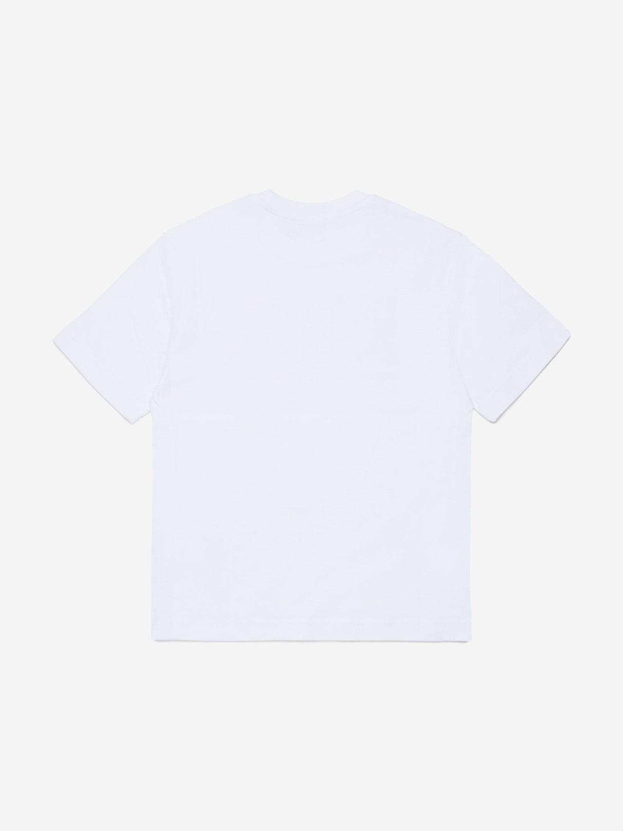 Diesel Boys Logo Print T-Shirt in White