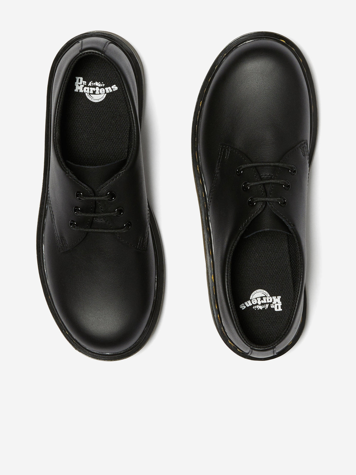 Dr Martens Girls 1461 Softy T Leather Shoes in Black