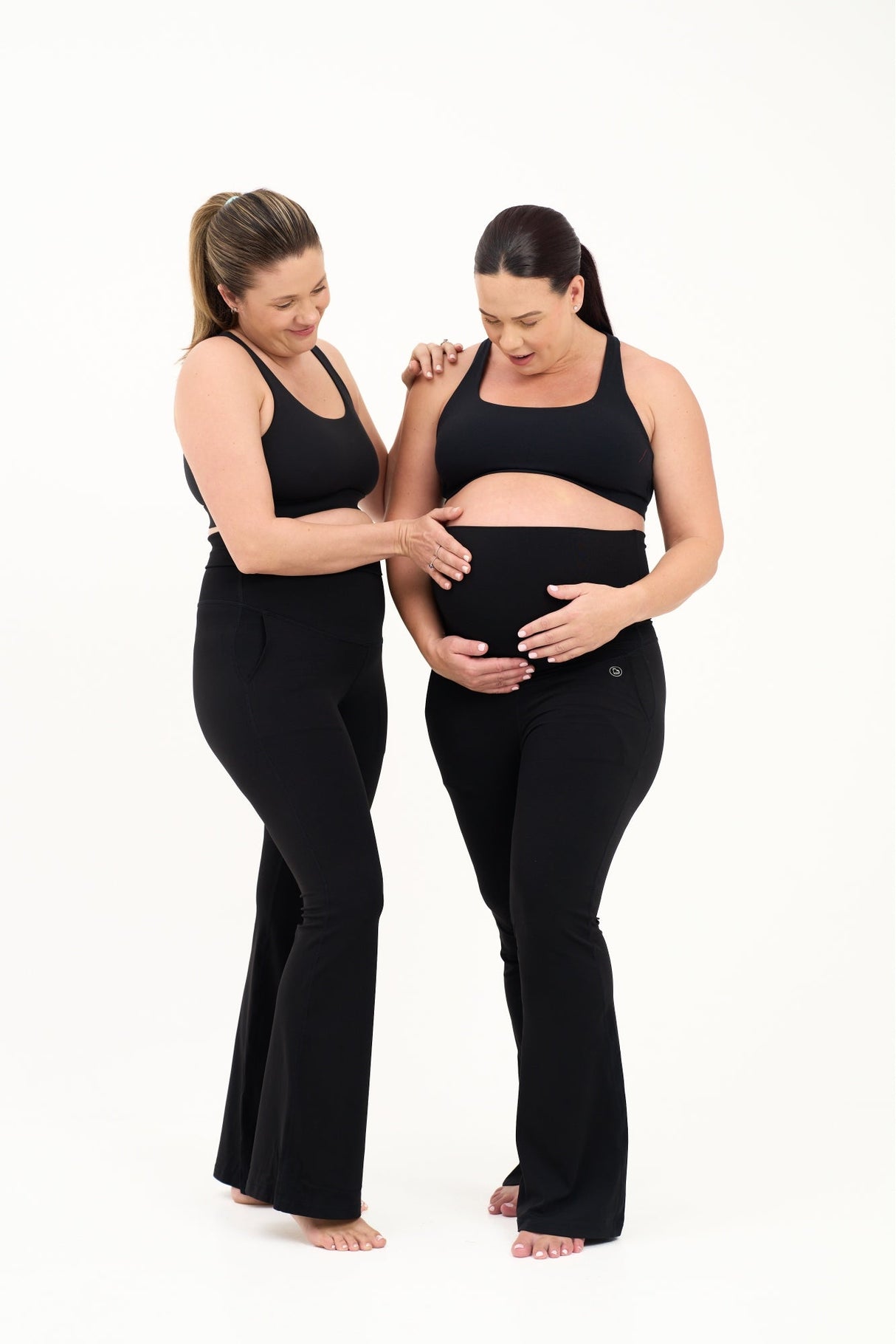 Luxe Maternity and Postnatal Flare Leggings 32"