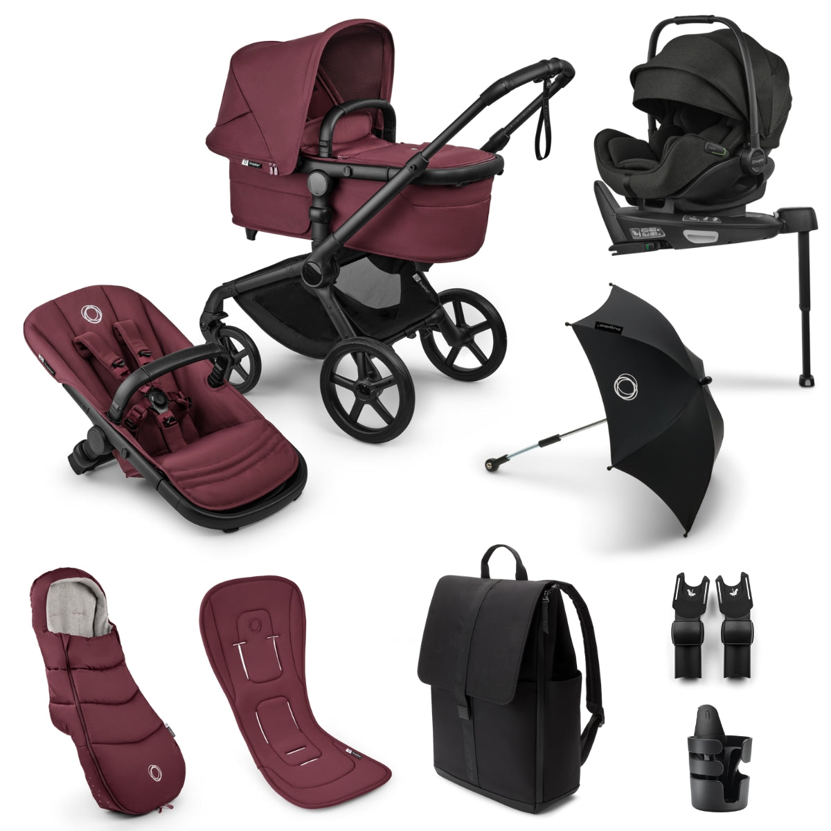 Bugaboo Fox 5 Renew Ultimate Newborn Bundle with Otter 360