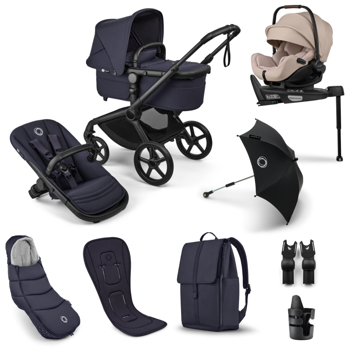 Bugaboo Fox 5 Renew Ultimate Newborn Bundle with Otter 360