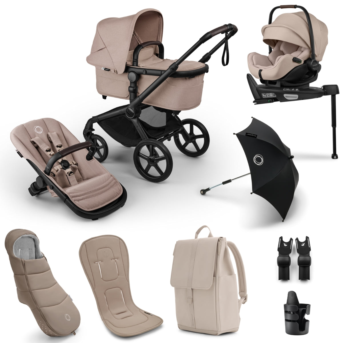 Bugaboo Fox 5 Renew Ultimate Newborn Bundle with Otter 360