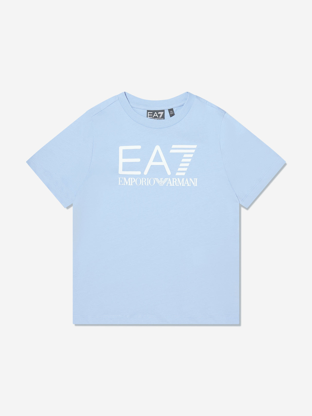 EA7 Emporio Armani Boys Train Visibility Short Set in Blue