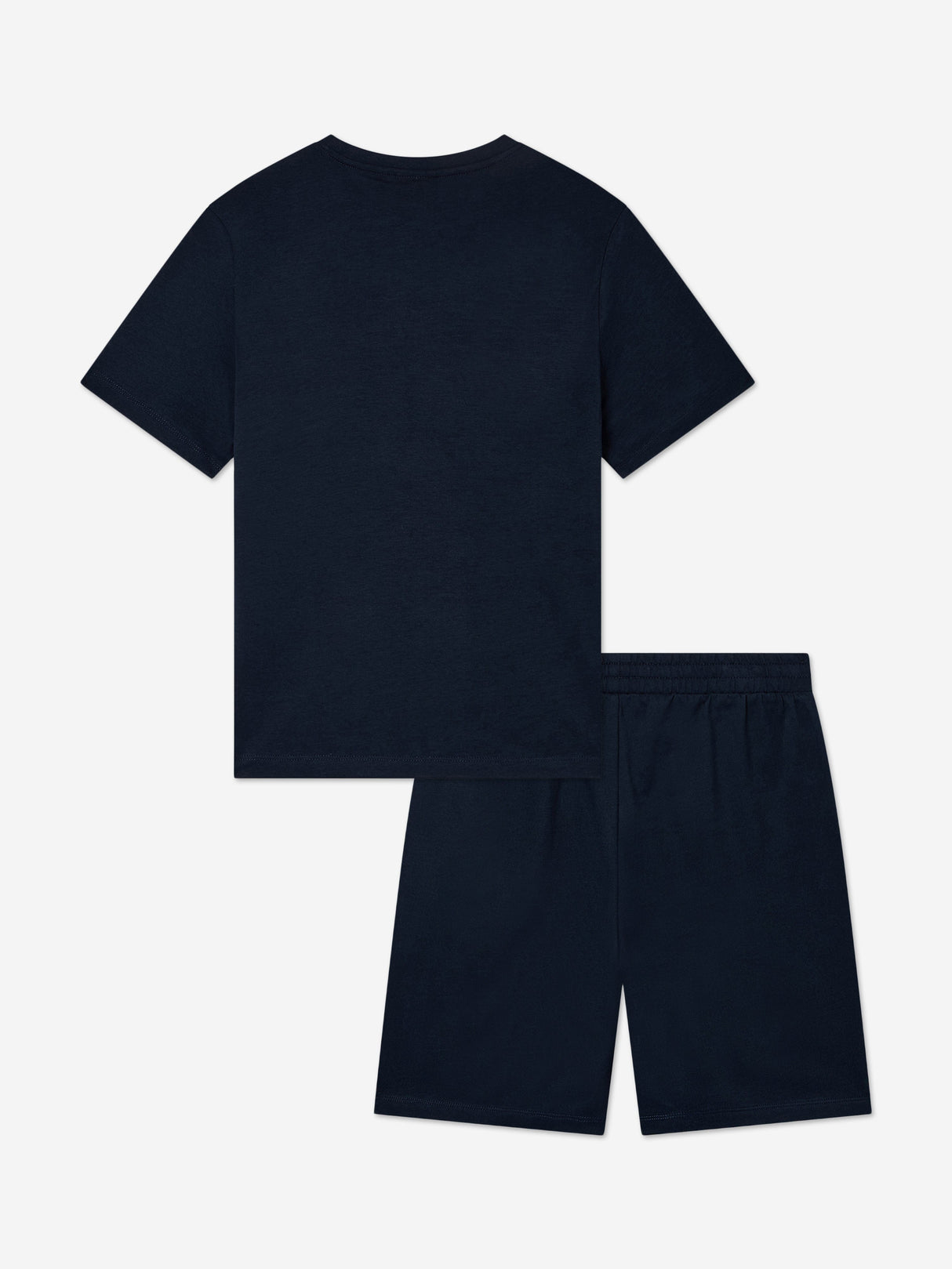 EA7 Emporio Armani Boys Train Visibility Short Set in Navy