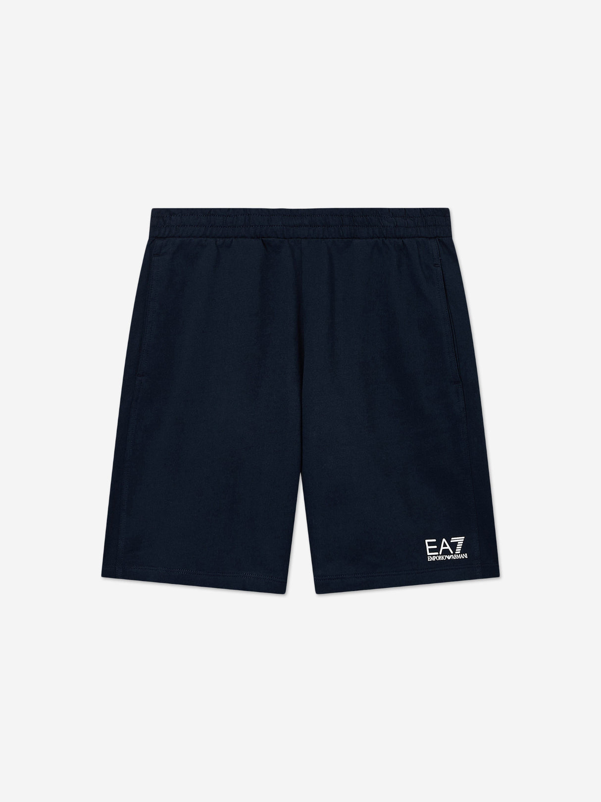 EA7 Emporio Armani Boys Train Visibility Short Set in Navy