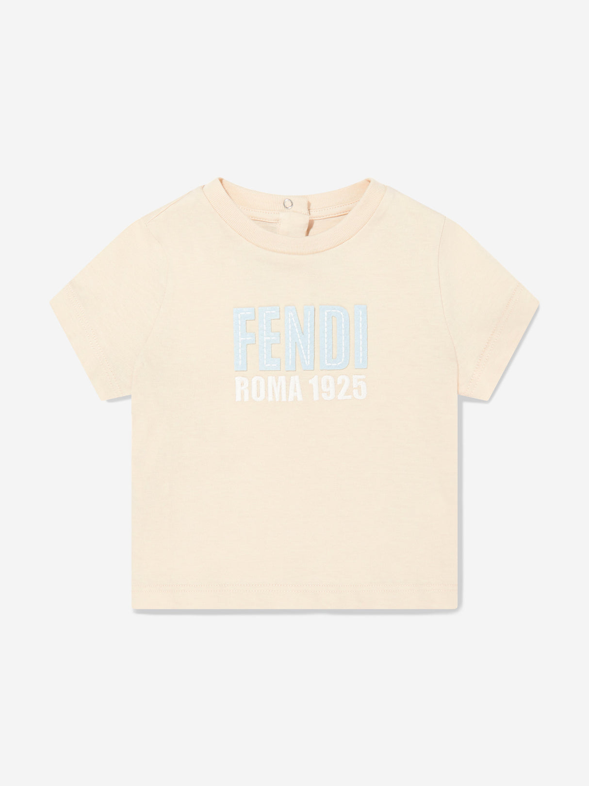 Fendi Baby Logo T-Shirt in Beige