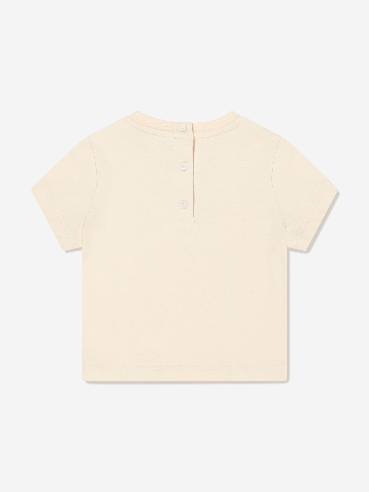 Fendi Baby Logo T-Shirt in Beige