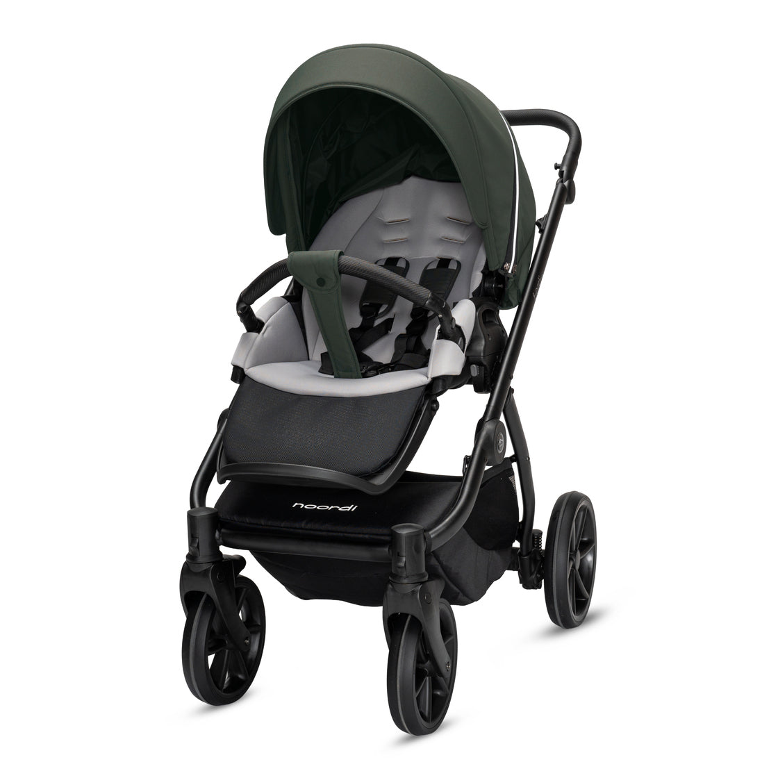 Noordi Fjordi V2 2in1 Pushchair with ThermoCot™ Carrycot, Alpine Moss