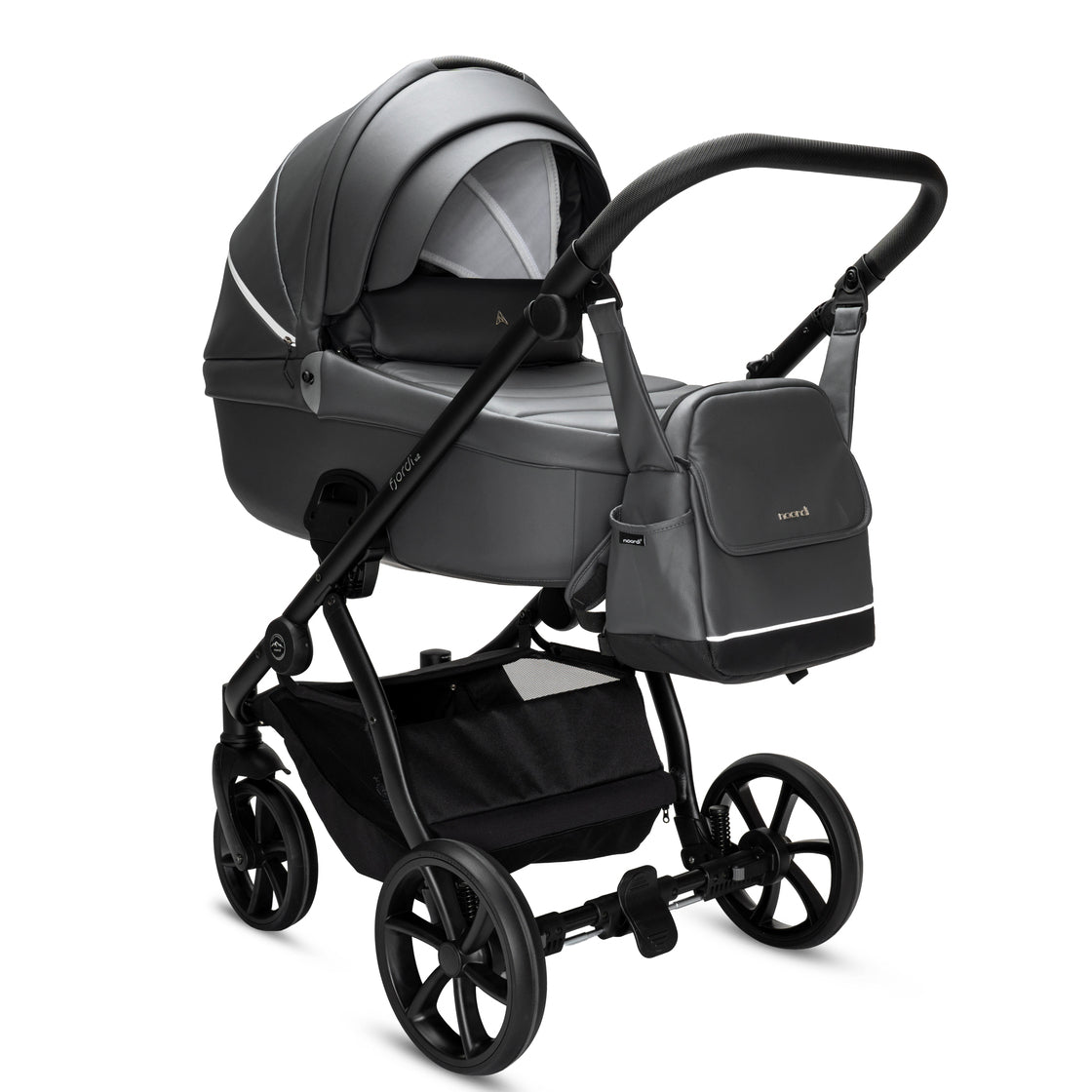 Noordi Fjordi V2 Leather - 2in1 Pushchair with ThermoCot™ Carrycot