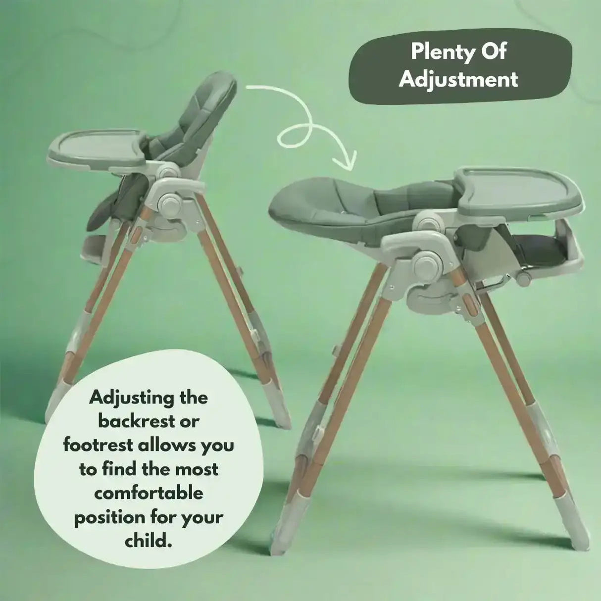 Flare Baby & Toddler Highchair - Green