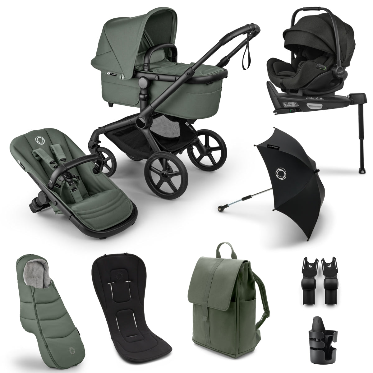 Bugaboo Fox 5 Renew Ultimate Newborn Bundle with Otter 360