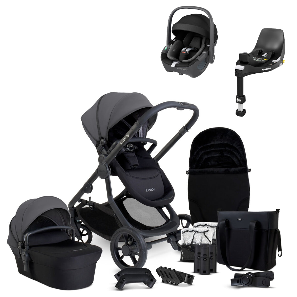 iCandy Orange 4 Complete Bundle with Pebble 360 Car Seat