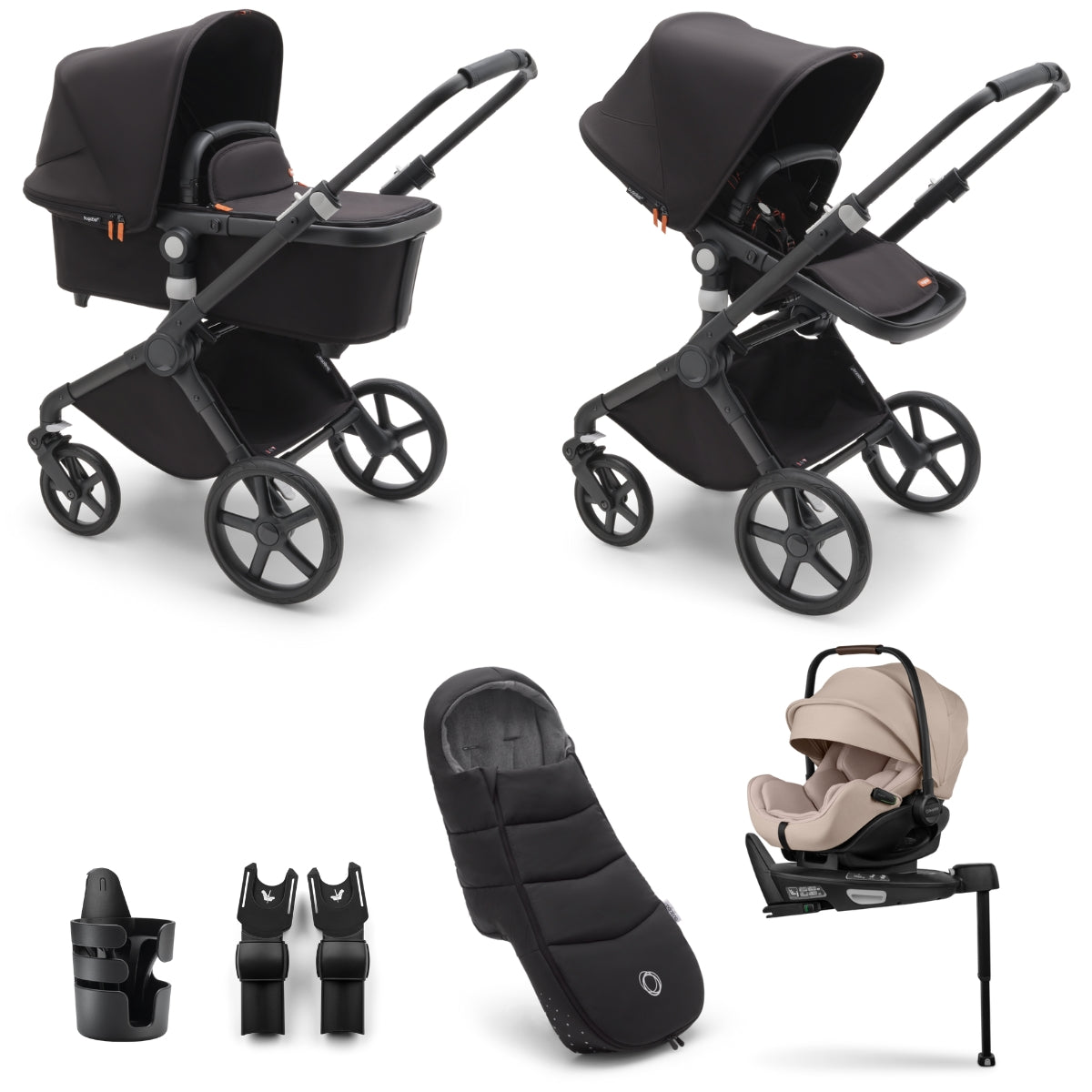 Bugaboo Fox Cub Ultimate Newborn Bundle with Otter 360