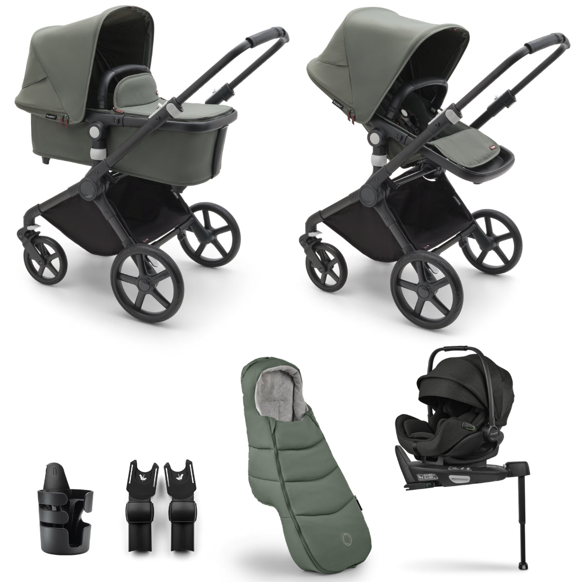 Bugaboo Fox Cub Ultimate Newborn Bundle with Otter 360