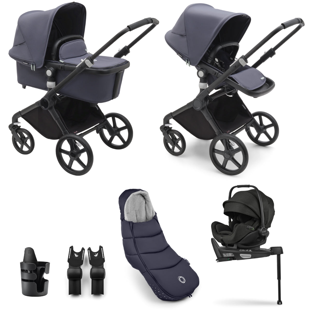 Bugaboo Fox Cub Ultimate Newborn Bundle with Otter 360
