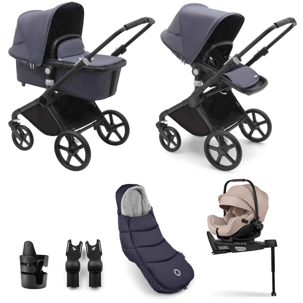Bugaboo Fox Cub Ultimate Newborn Bundle with Otter 360