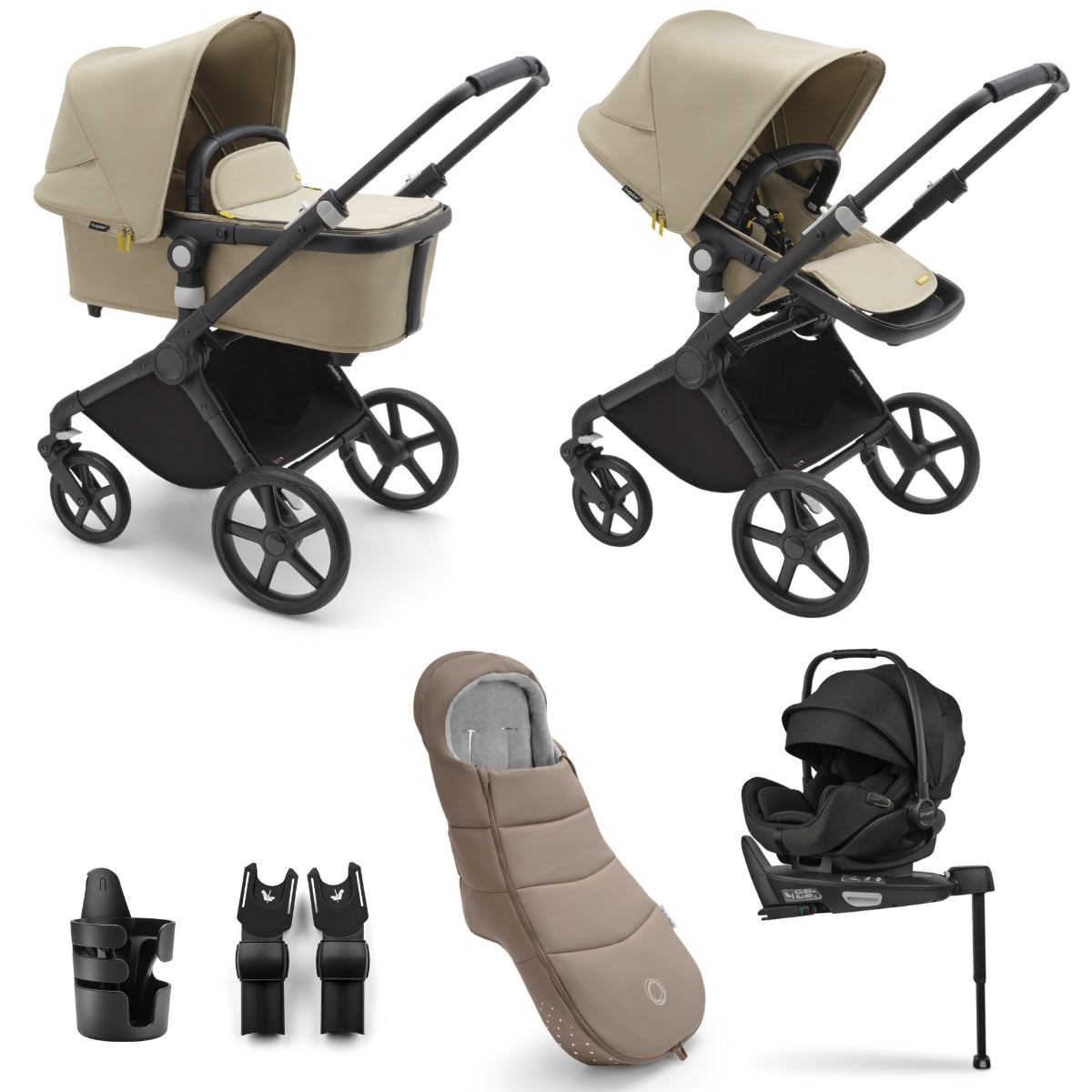 Bugaboo Fox Cub Ultimate Newborn Bundle with Otter 360