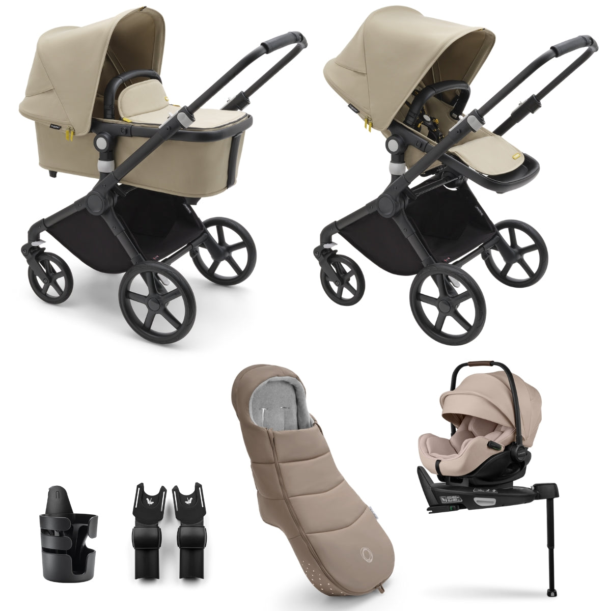 Bugaboo Fox Cub Ultimate Newborn Bundle with Otter 360