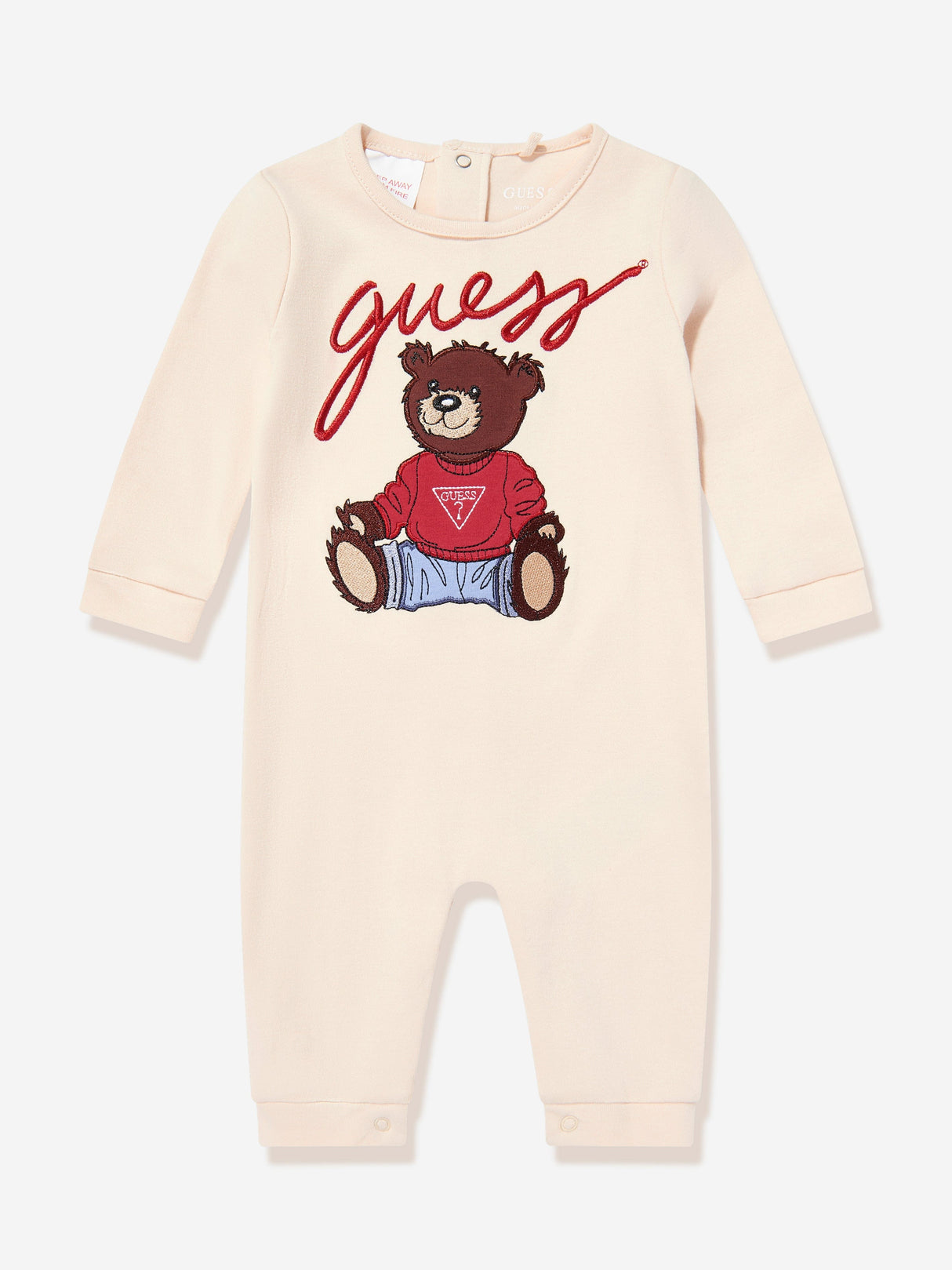 Guess Baby Teddy Bear Romper in Beige
