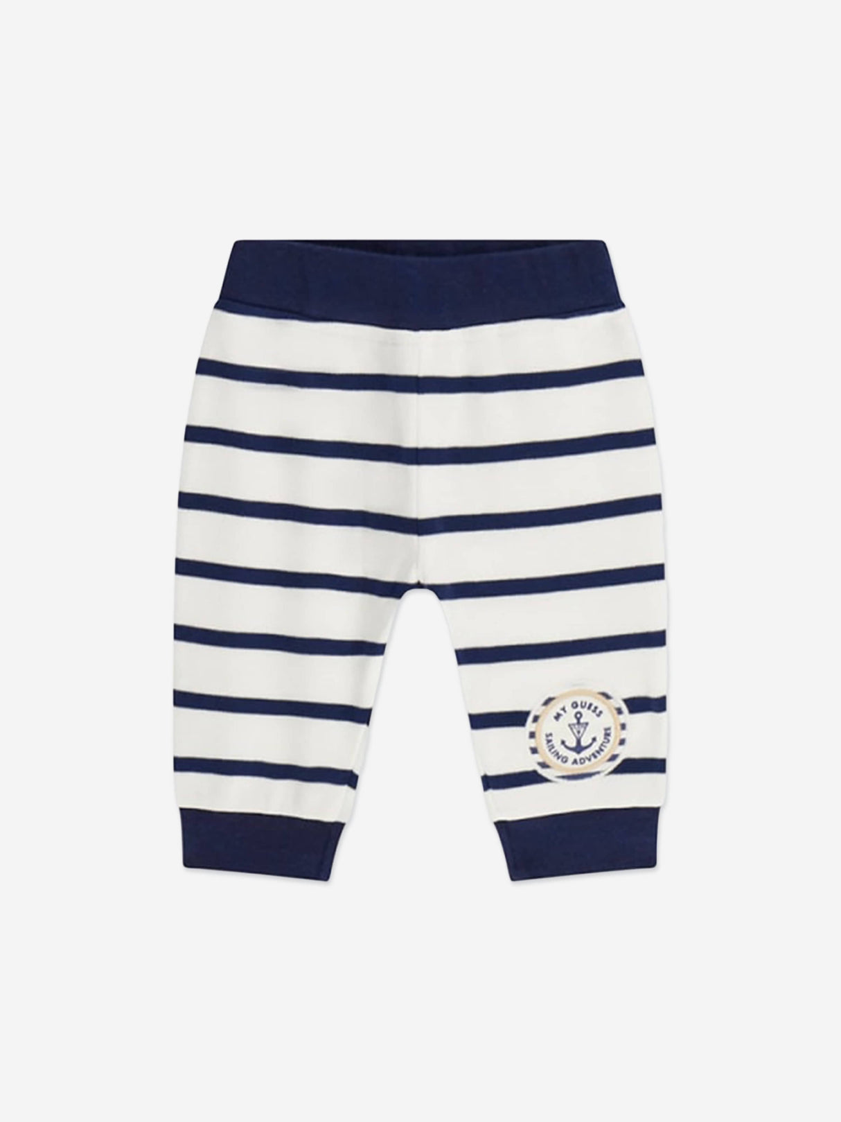 Guess Baby Striped Bodysuit Gift Set in Navy
