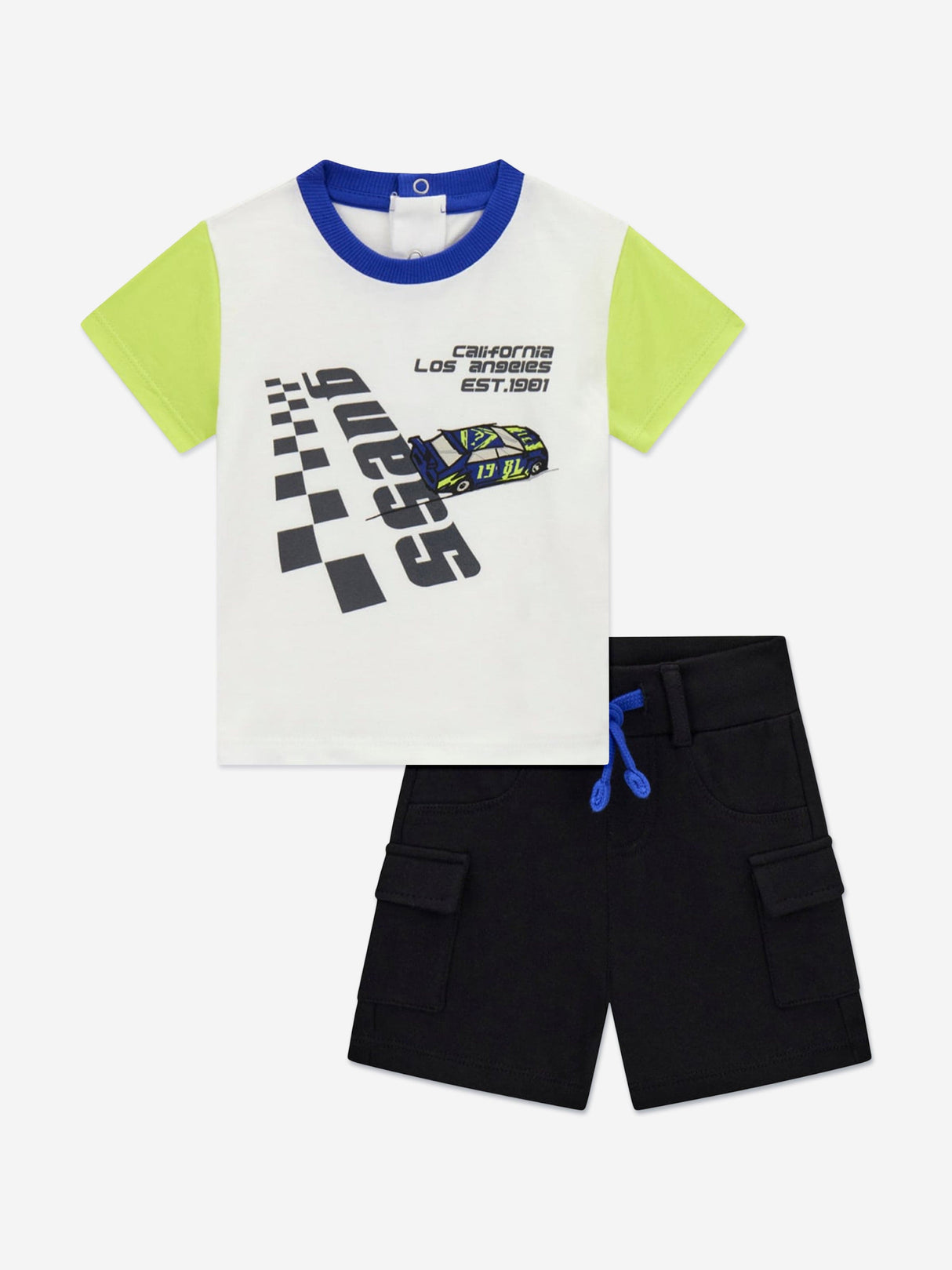 Guess Baby Boys T-Shirt and Shorts Set in Multicolour