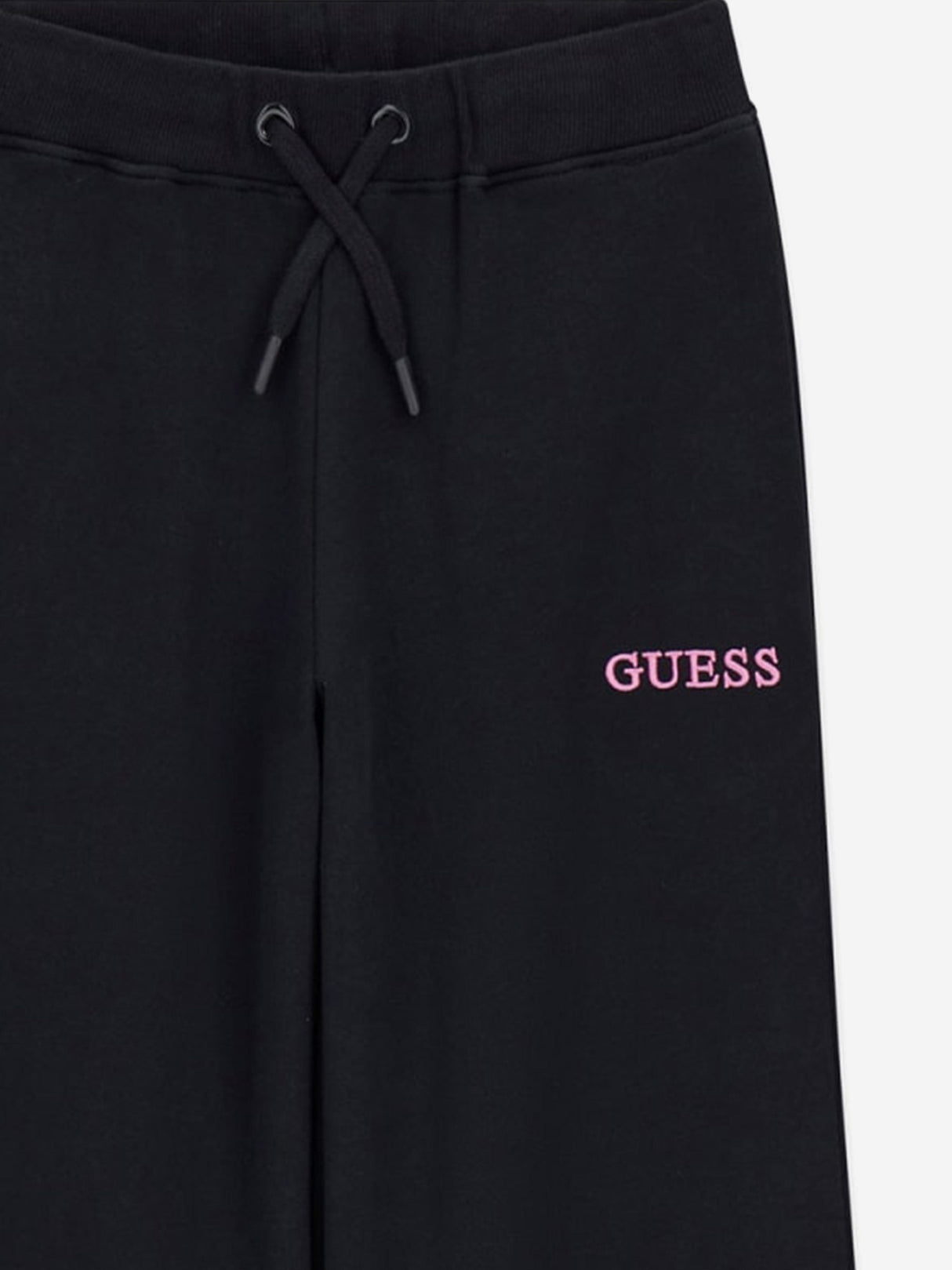 Guess Girls French Terry Palazzo Pants in Black
