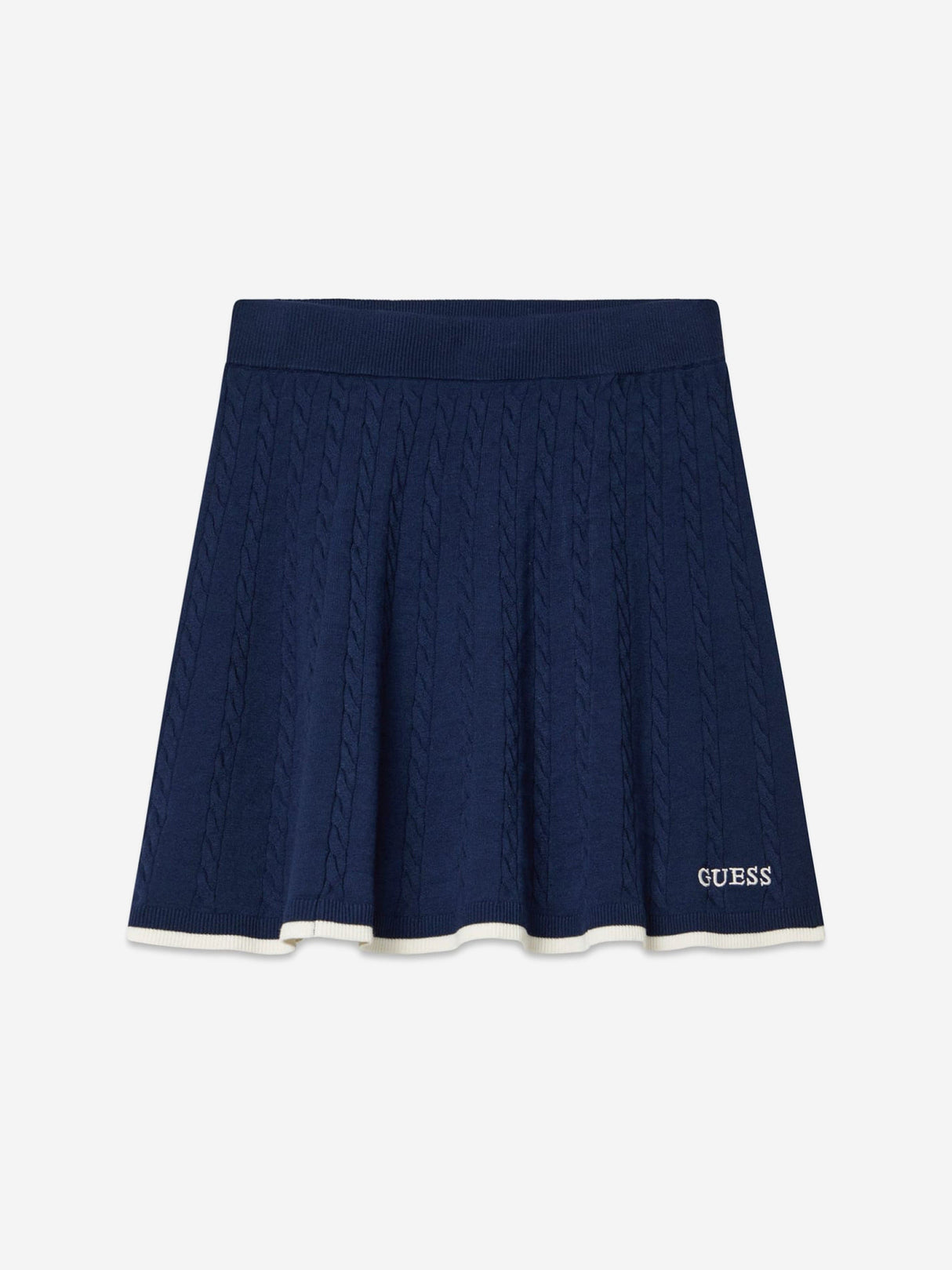 Guess Girls Midi Sweater Skirt in Navy