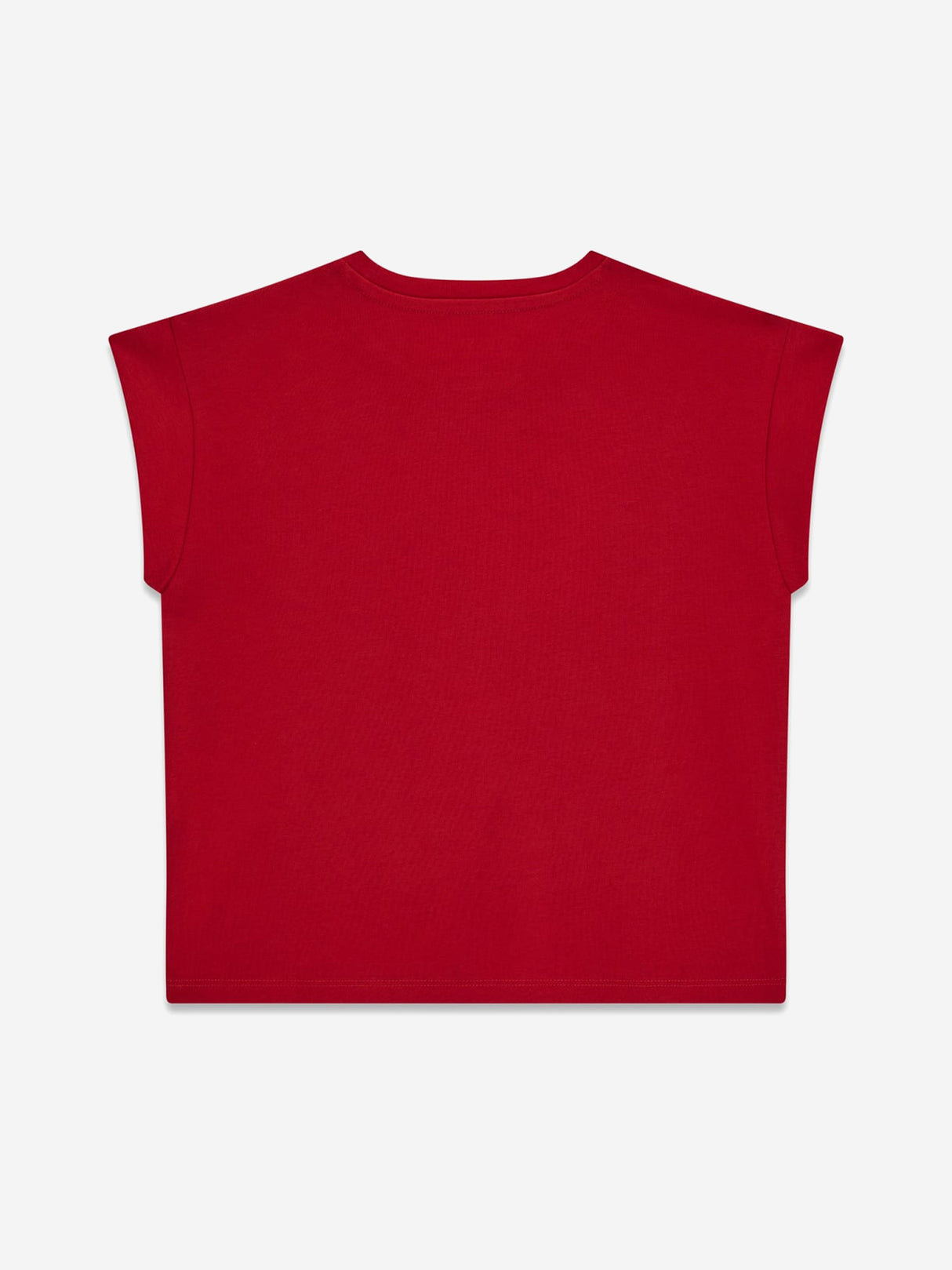 Guess Girls Sequin Logo T-Shirt in Red