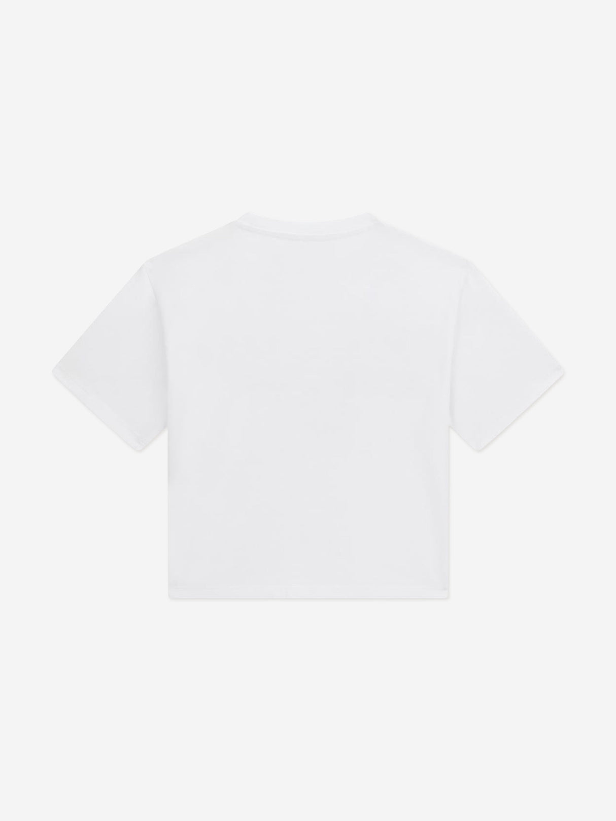 Guess Girls Flower and Butterfly Logo T-Shirt in White