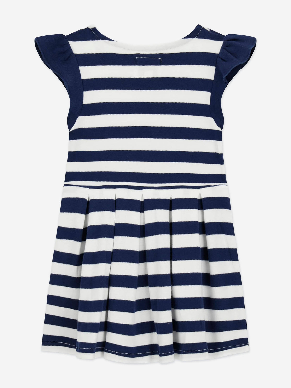 Guess Girls Striped Jersey Dress in Navy