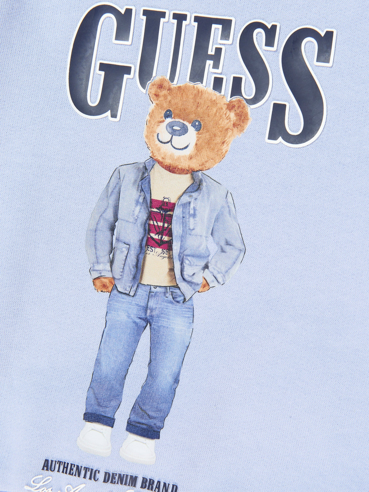 Guess Kids Bear Logo Sweatshirt in Blue