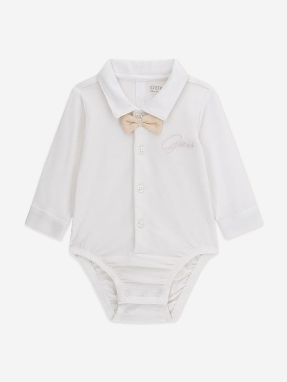 Guess Baby Boys Bodysuit and Pants Set in White