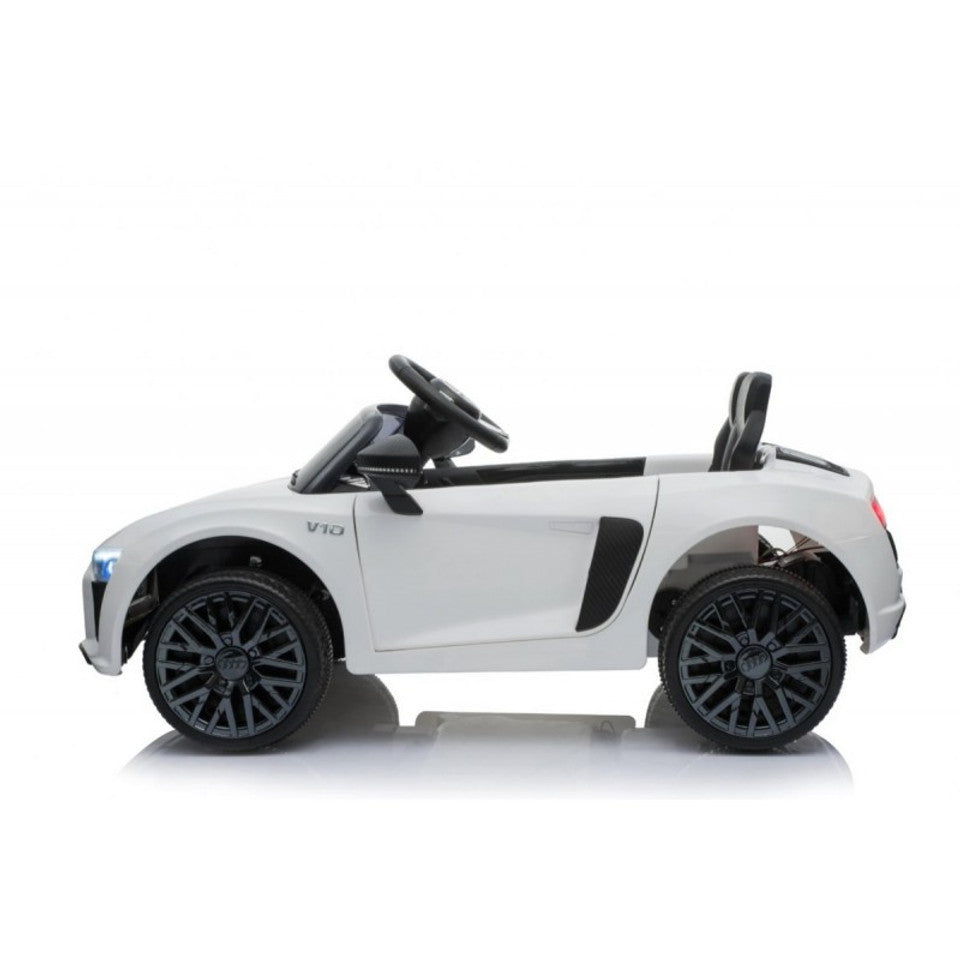 Audi R8 Spyder 12V Electric Ride On, 2-6 years, White