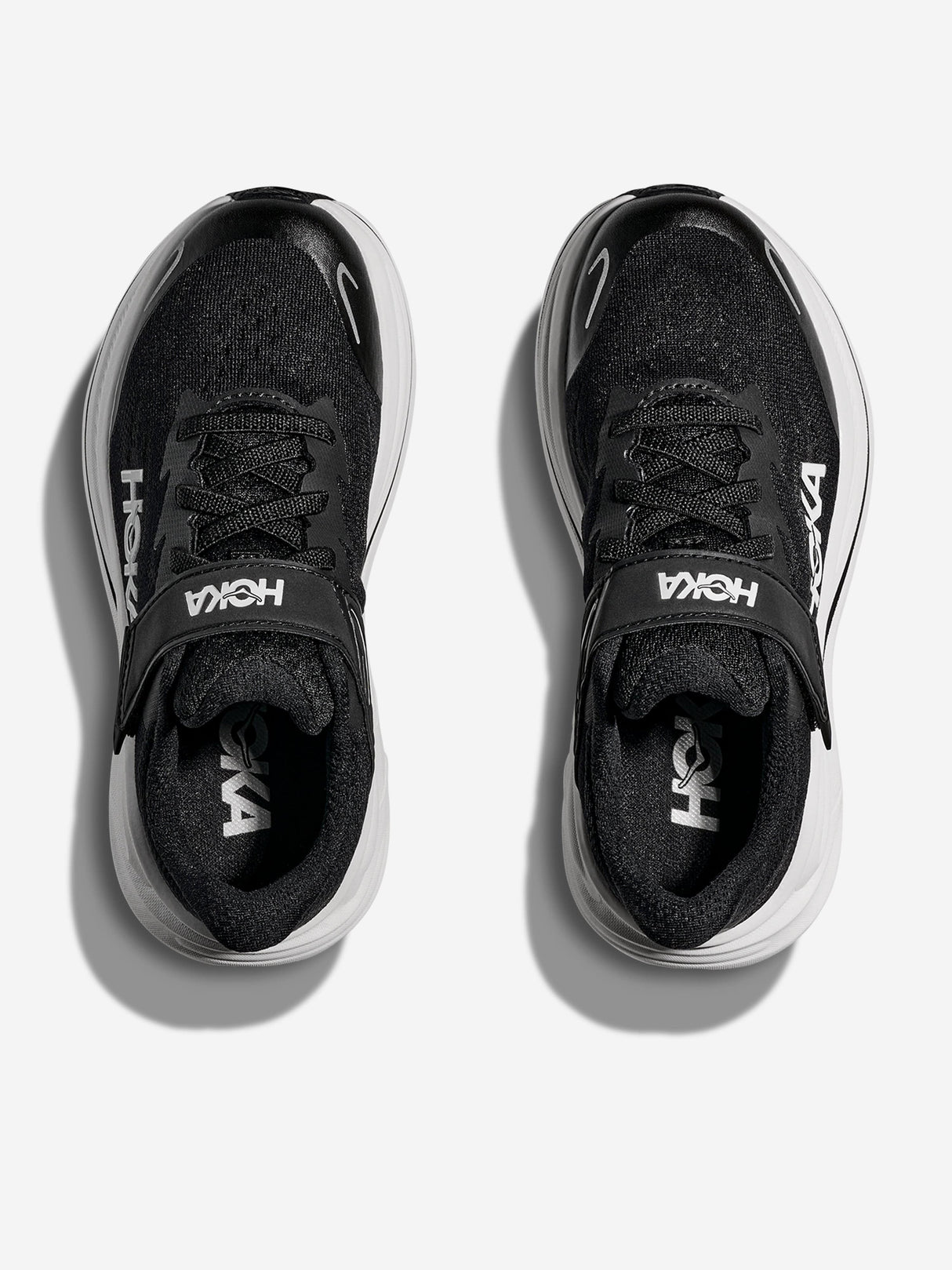HOKA Kids Clifton 10 Trainers in Black