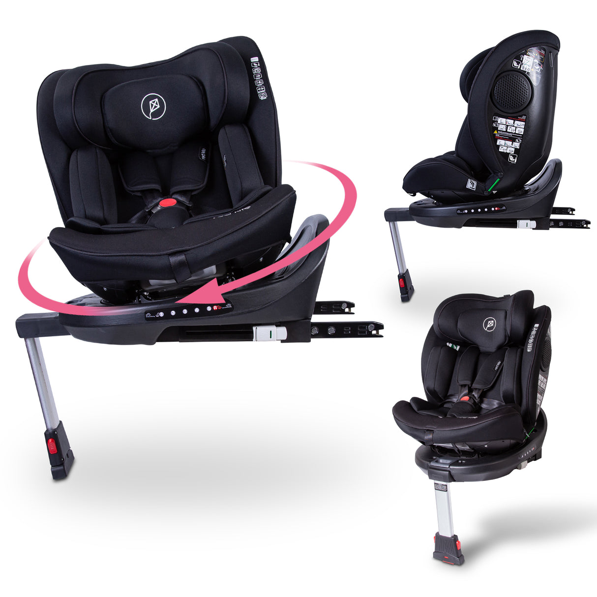 Red Kite Hoop 360 Every Stage i-Size Car Seat, 0-12 Years