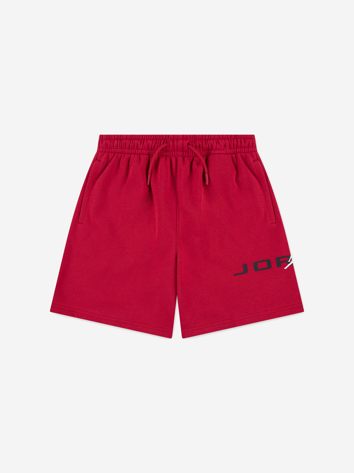 Jordan Boys MJ Stretch HBR Fleece Shorts in Red