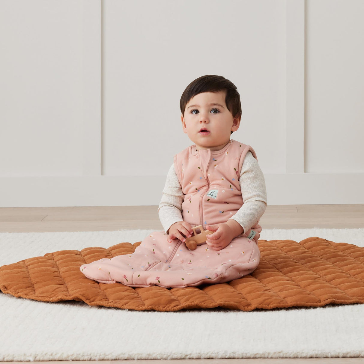ergoPouch - Organic Winter Jersey Sleeping Bag - Daisy 2.5 TOG