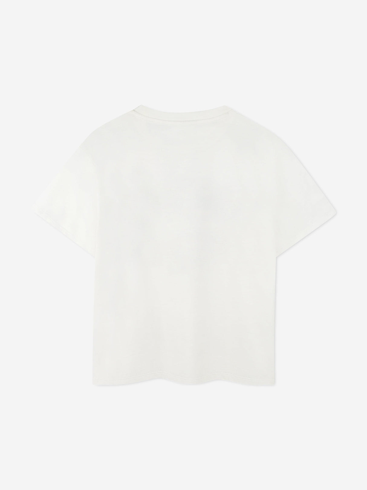 KENZO Kids Embroidered Logo T-Shirt in Ivory