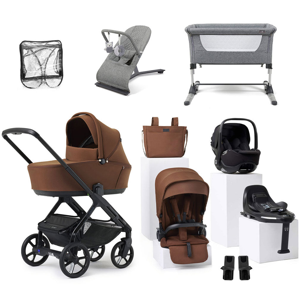 Jane Keep Trio Kombibaby 360 Lie-Flat Car Seat Travel System + Nursery Bundle