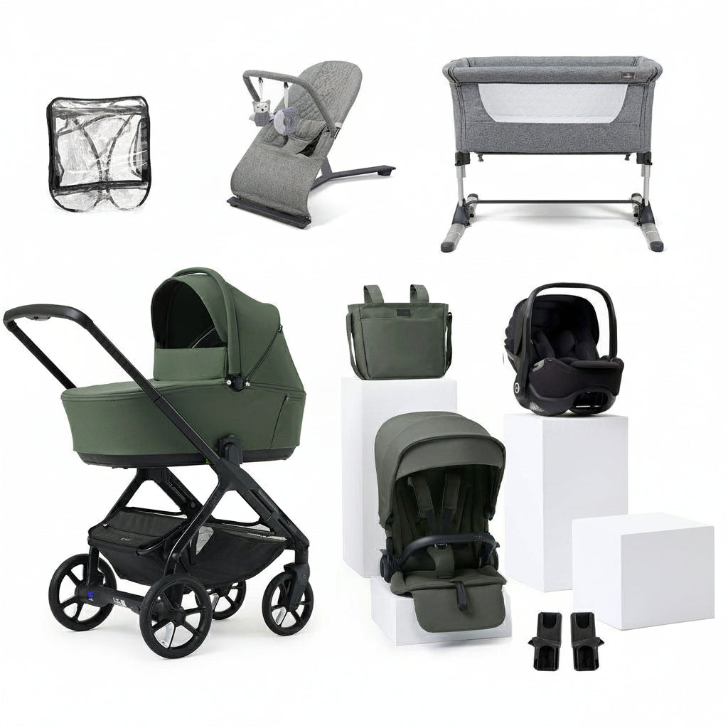 Jane Keep 3in1 + Sleep Carrycot + Kombibaby Car Seat + Nursery Bundle