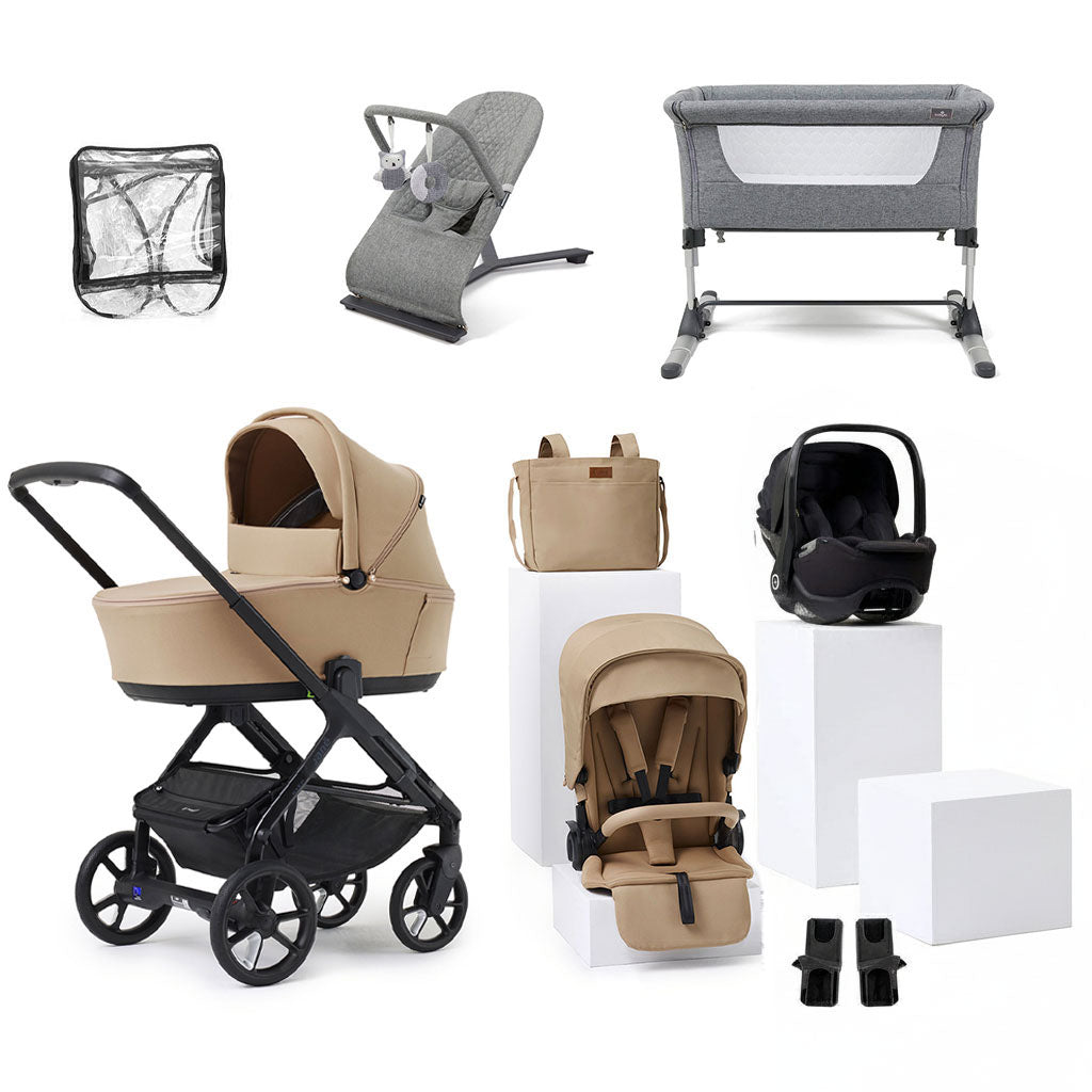 Jane Keep Trio Kombibaby 360 Lie-Flat Car Seat Travel System + Nursery Bundle