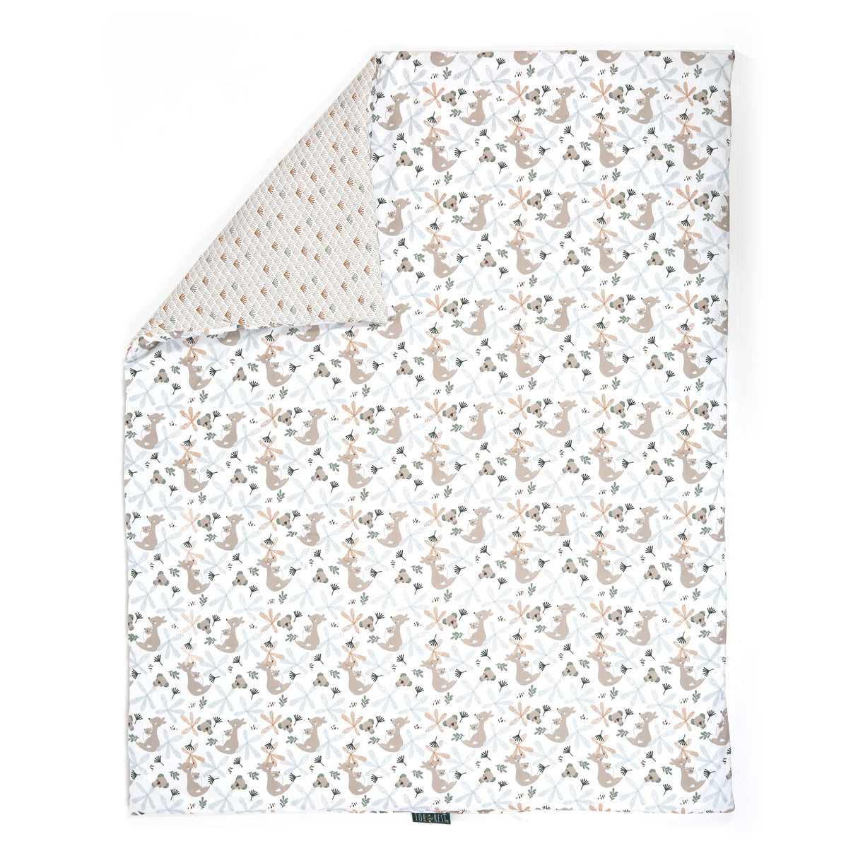 Koalaroo Organic Cotton Toddler 3 Piece All-in-One 4.0 Tog Quilt Bedding Set with Bumper