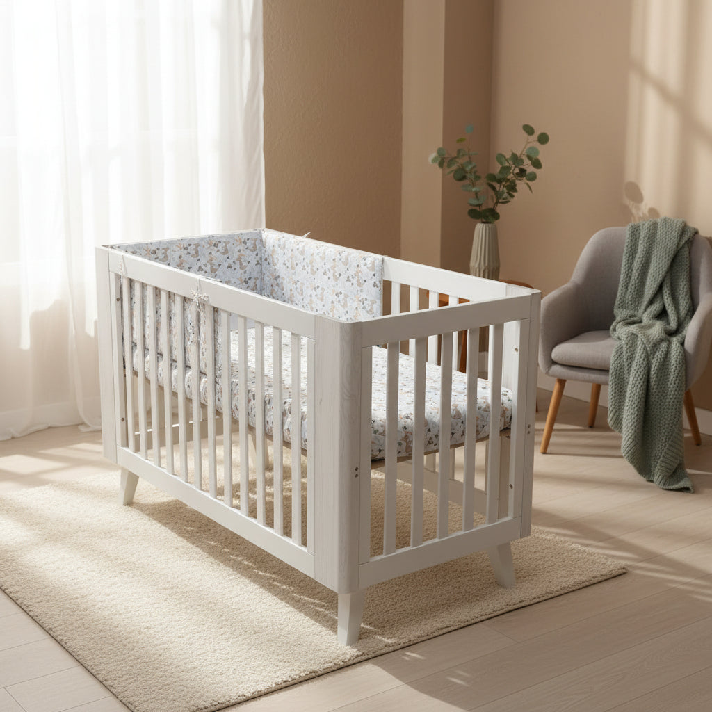 Koalaroo Organic Cotton Toddler 3 Piece All-in-One 4.0 Tog Quilt Bedding Set with Bumper