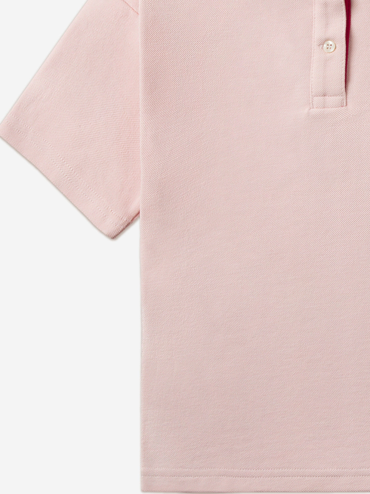 Lacoste Girls Oversized Polo Shirt in Pink