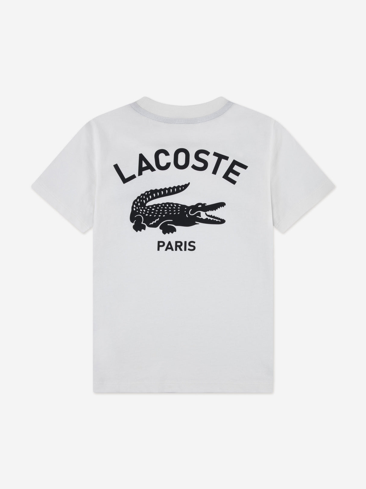 Lacoste Boys Graphic Core T-Shirt in Ivory