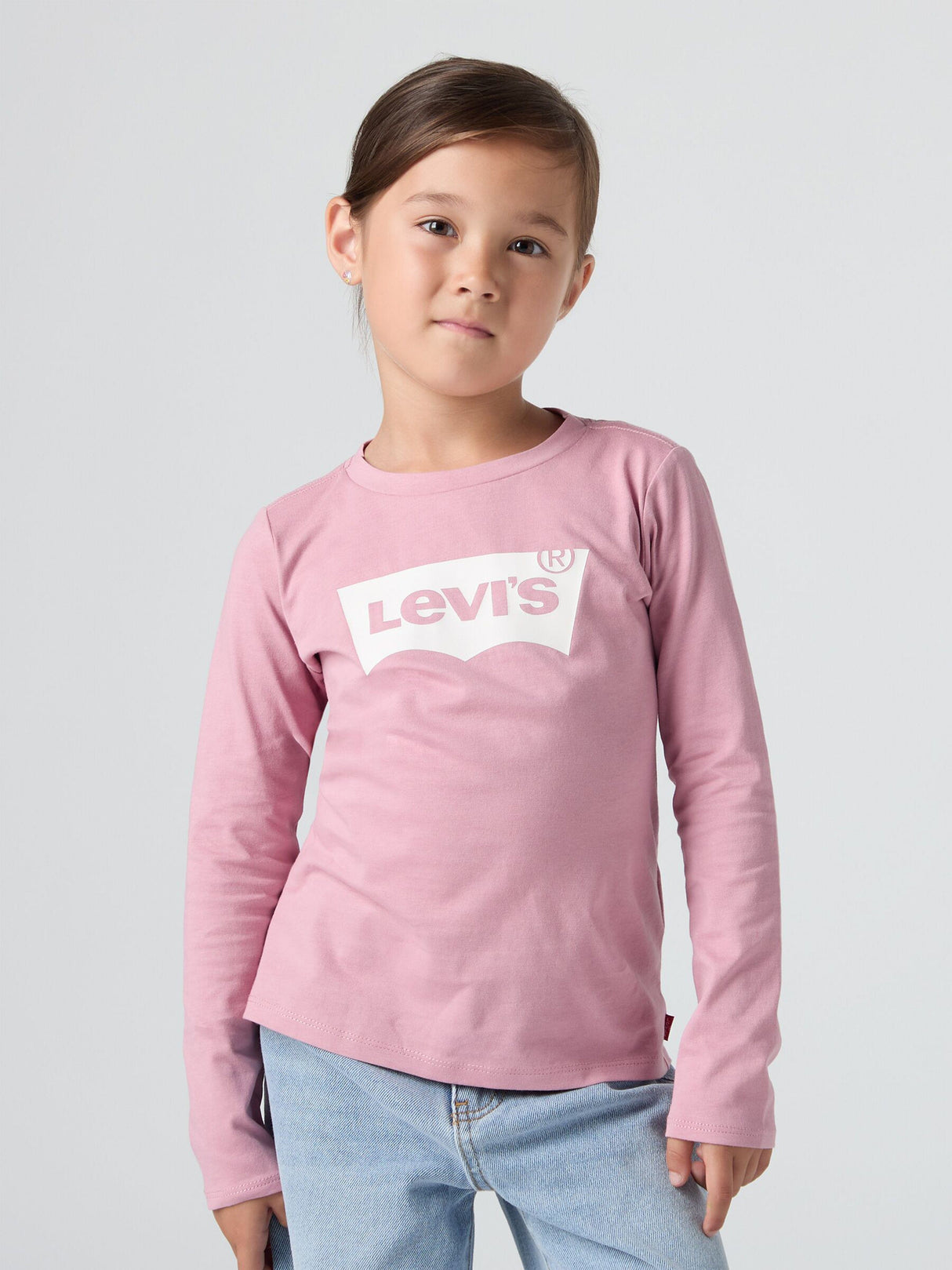 Levi's Girls Long Sleeve Batwing T-Shirt in Purple