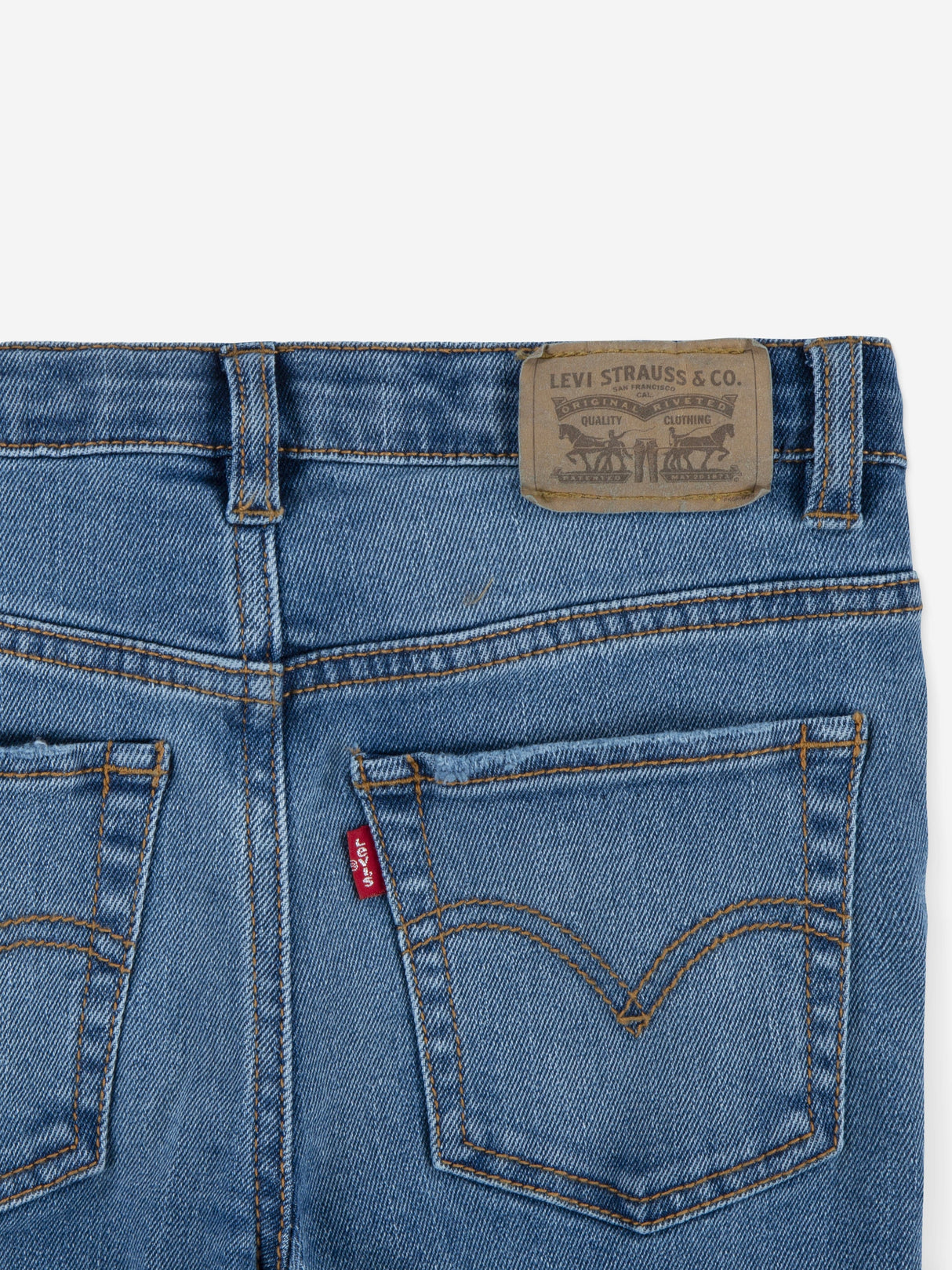 Levi's Girls 726 High Rise Flared Jeans in Blue