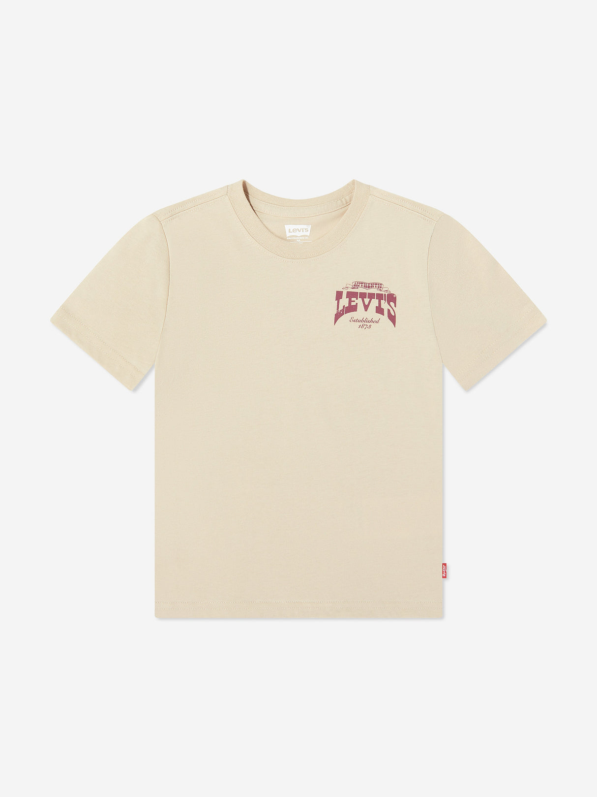 Levi's Boys Galloping Free T-Shirt in Beige