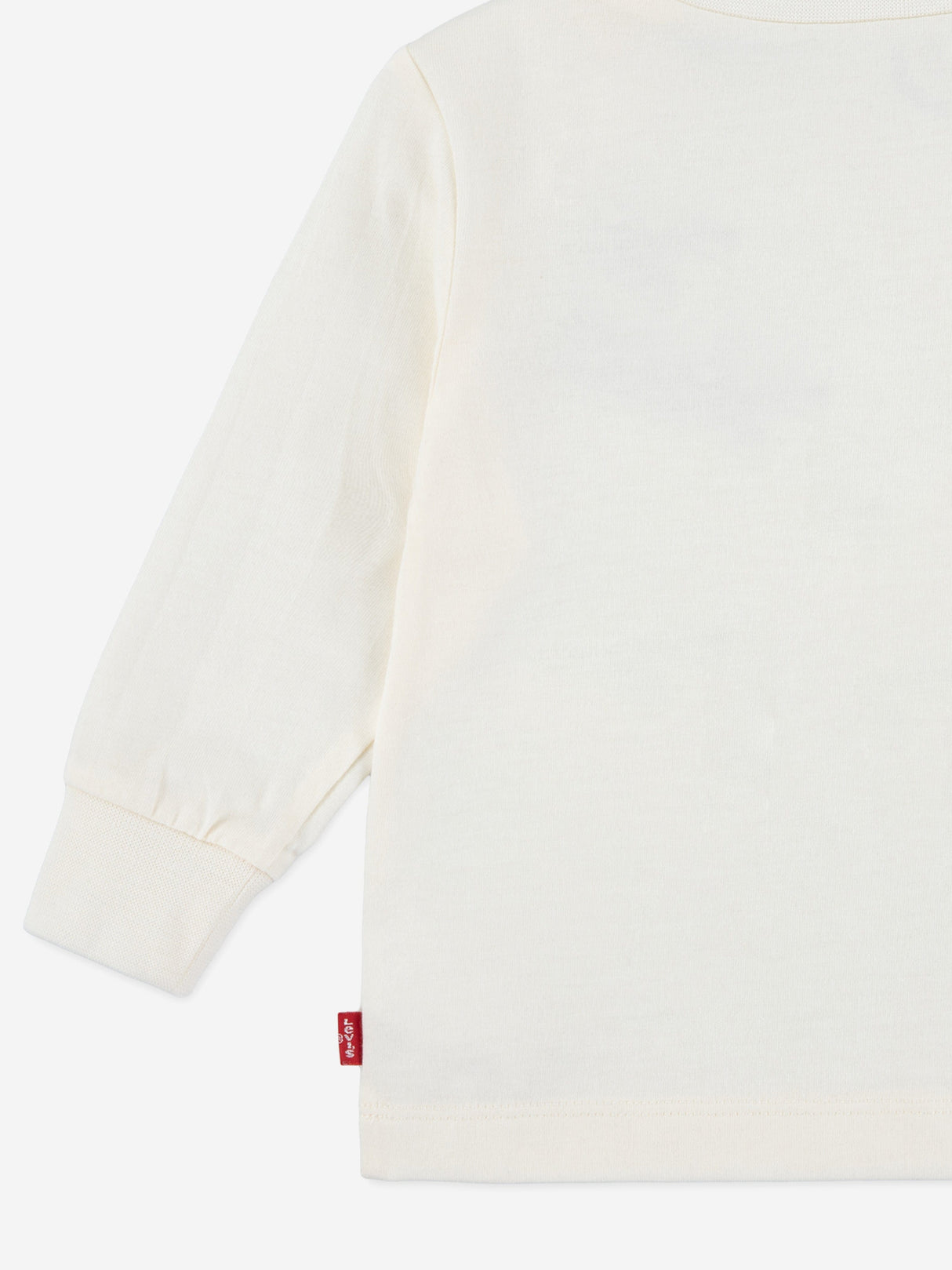 Levi's Baby Boys Long Sleeve Logo T-Shirt in Ivory