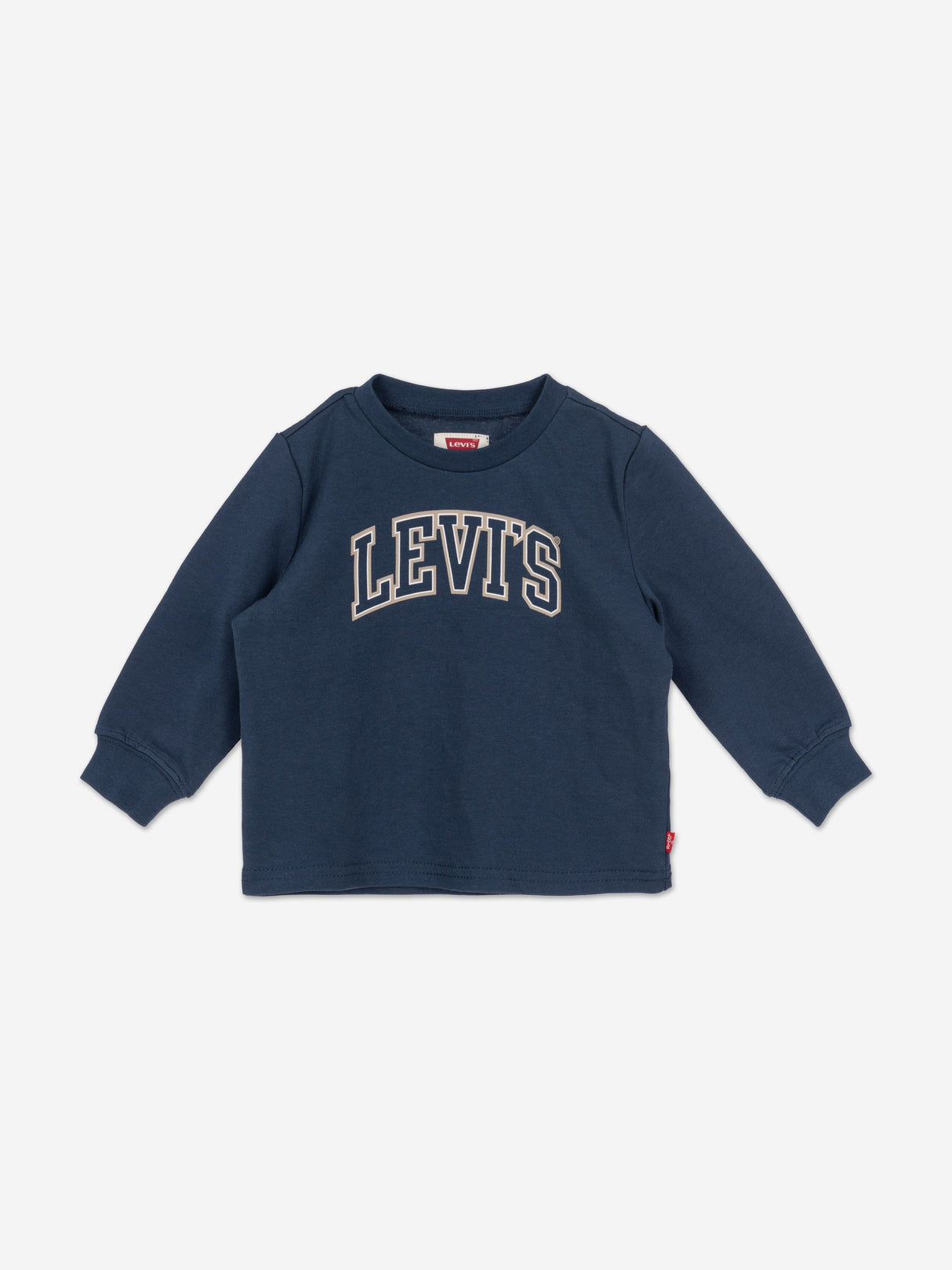 Levi's Baby Boys Collegiate Long Sleeve T-Shirt in Blue